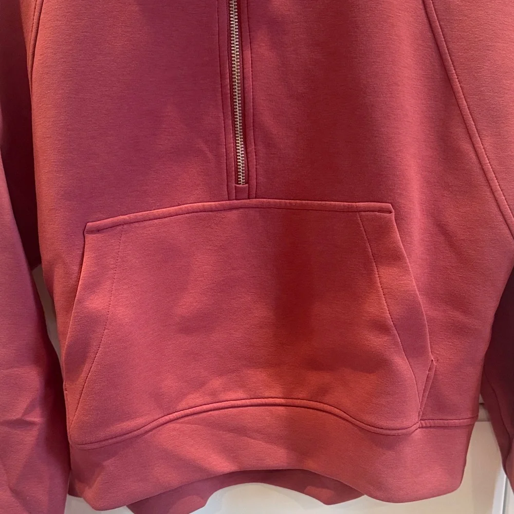 Calia Women's Rose Soft Scuba Half-Zip Mock Sweatshirt Size-Small - Picture 3 of 6